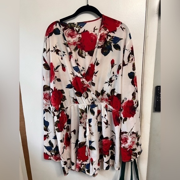 Floral romper playsuit jumpsuit - Picture 8 of 9